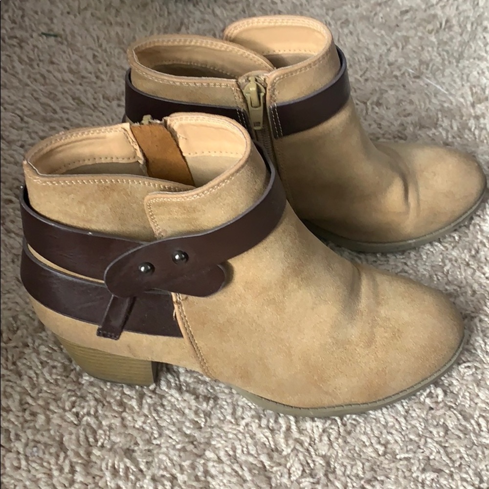Tan Booties